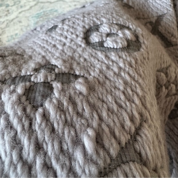 Louis Vuitton Gray Monogram Scarf - Picture 11 of 15